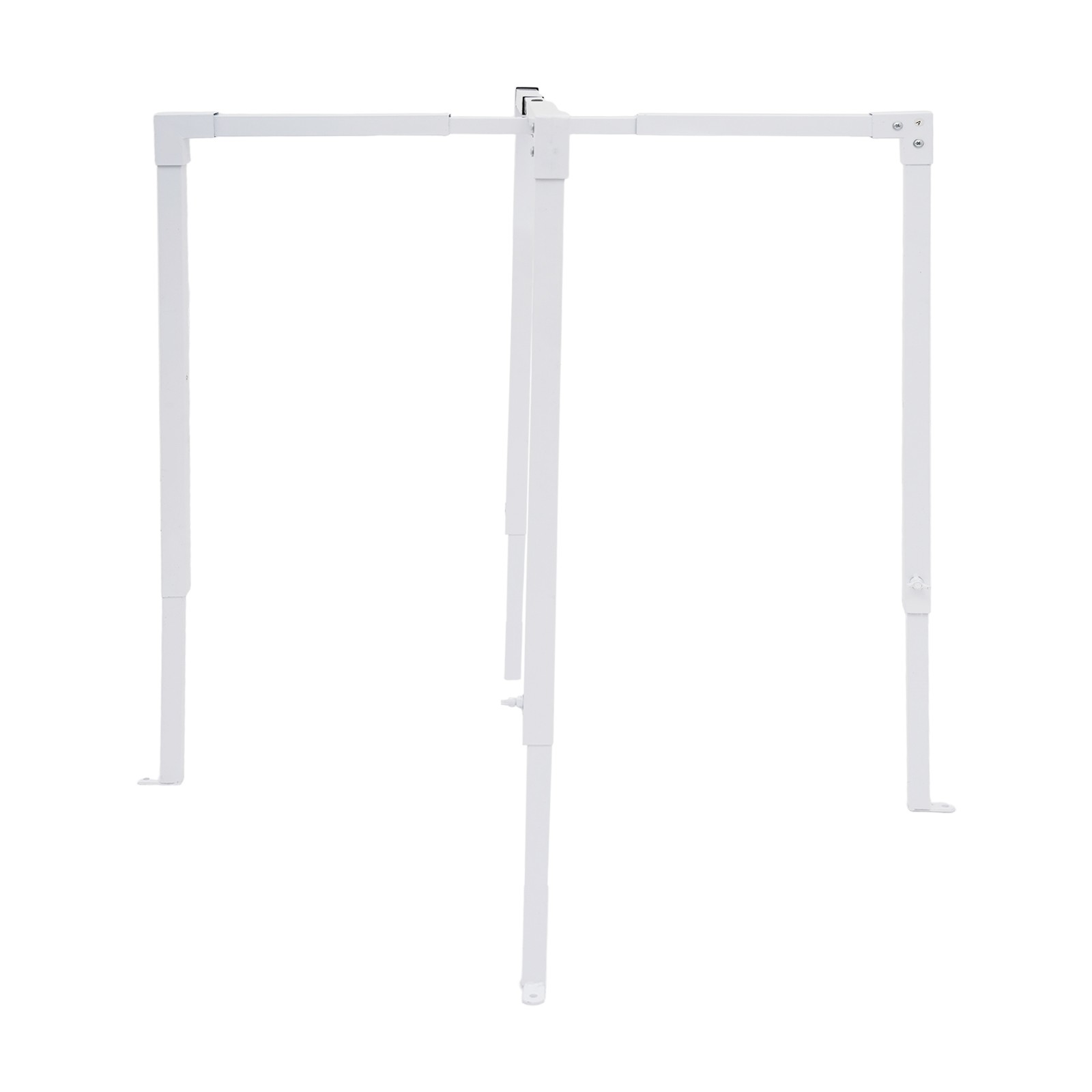 AC Security Cage Air Conditioner Cage Adjustable Air Conditioner Cage White