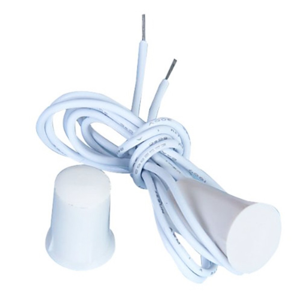 Recessed Magnetic Reed Switch Door Window Alarm Switch White Color