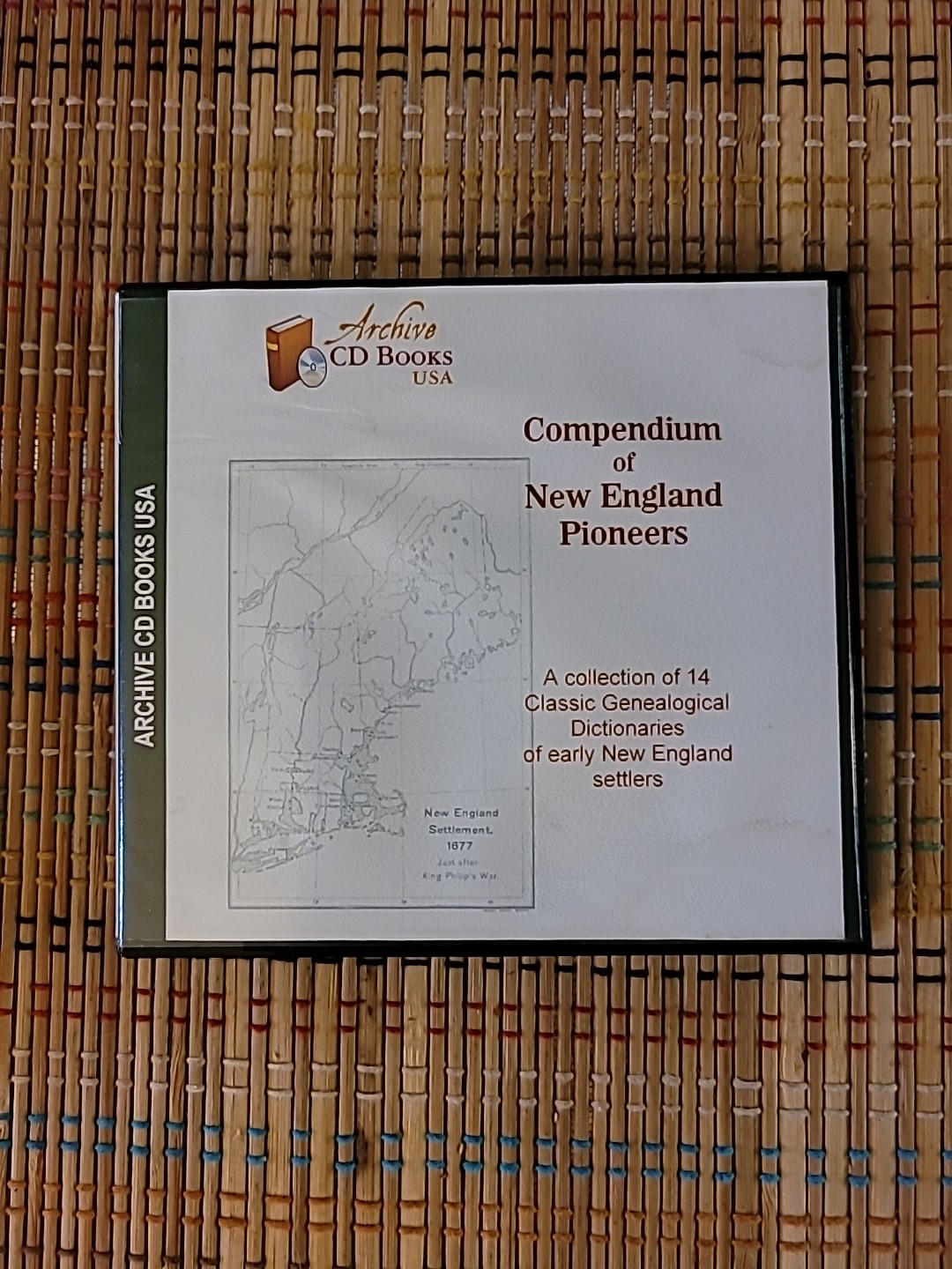 COMPENDIUM OF NEW ENGLAND PIONEERS Archive CD-ROM Books USA 2006 CD Austin CLEAN