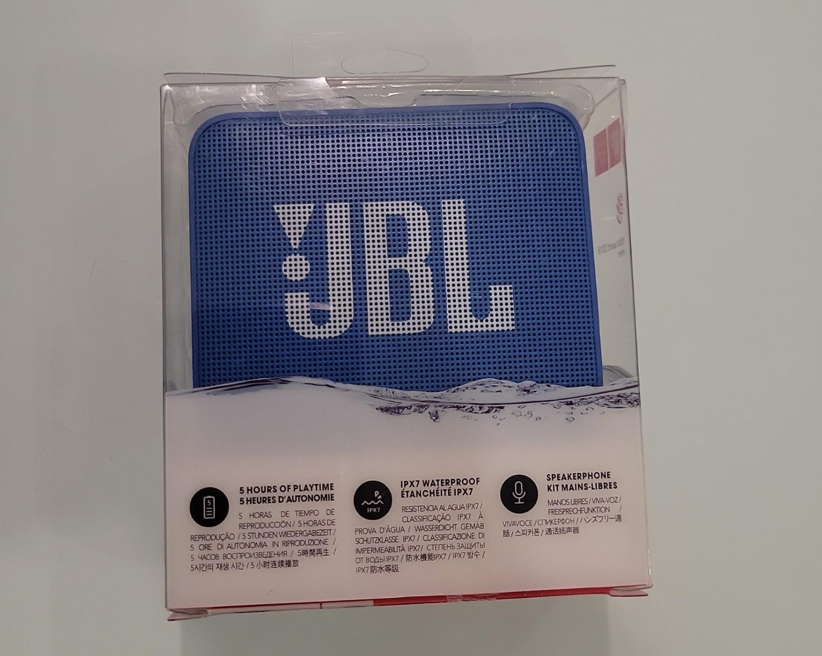 JBL GO2 - Waterproof Bluetooth Portable Speaker - Blue