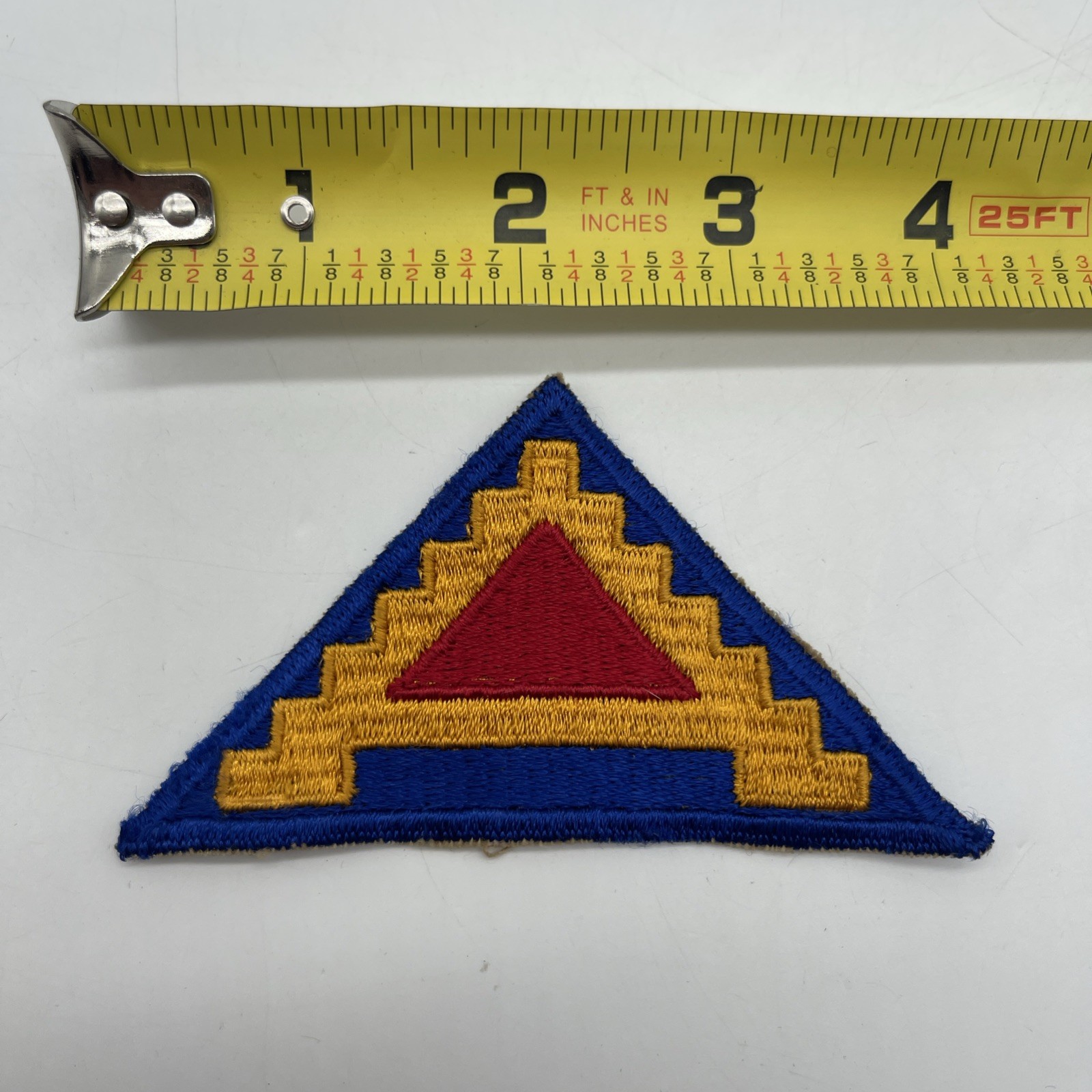 U.S. Military 7th Army Patch Insignia Cut Edge Color 7 Steps “A” Pyramid