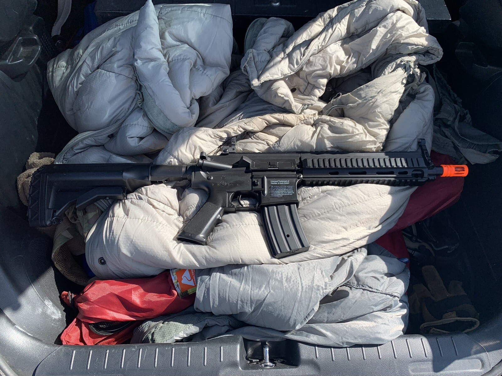 HK416 AEG, 6mm, Electric Airsoft Rifle, Full And Semi Auto- Black