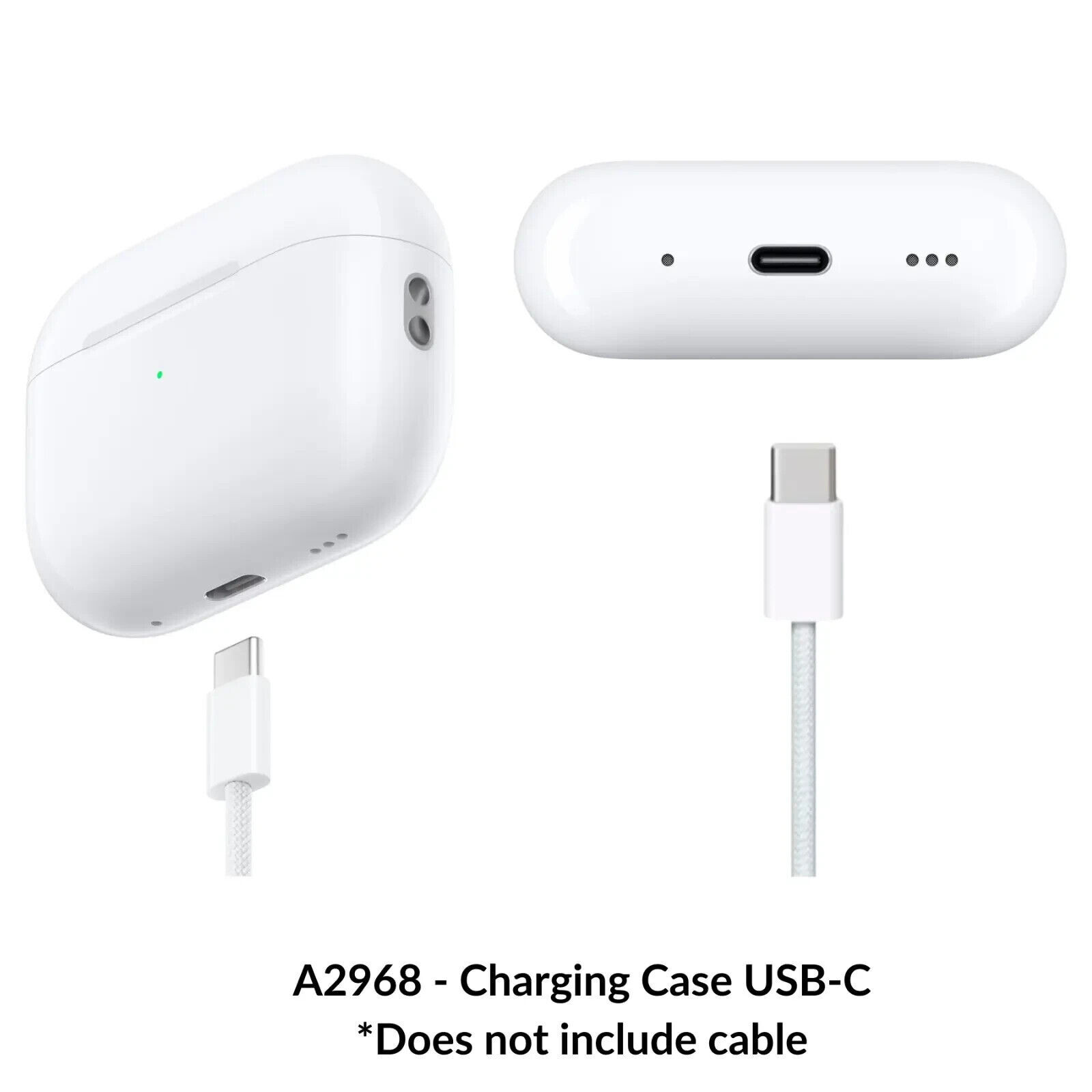 Apple AirPods Pro 2nd Generation USB-C Charging Case A2968 ONLY - VERY GOOD
