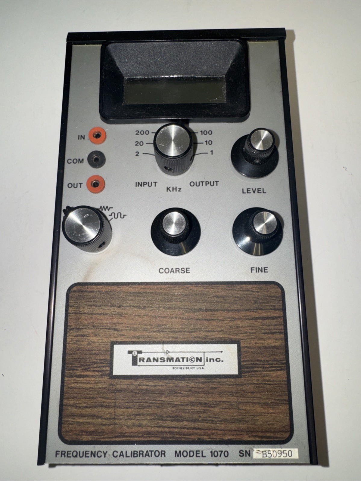Translation Frequency Calibrator Model 1070