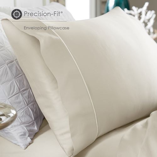 New Purecare Luxury Microfiber Wrinkle Resistant Standard White Pillowcase Set