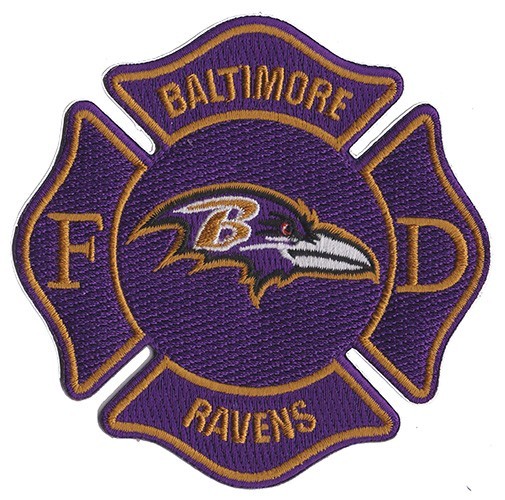 Baltimore Ravens - FD NEW  Football Fire  Patch