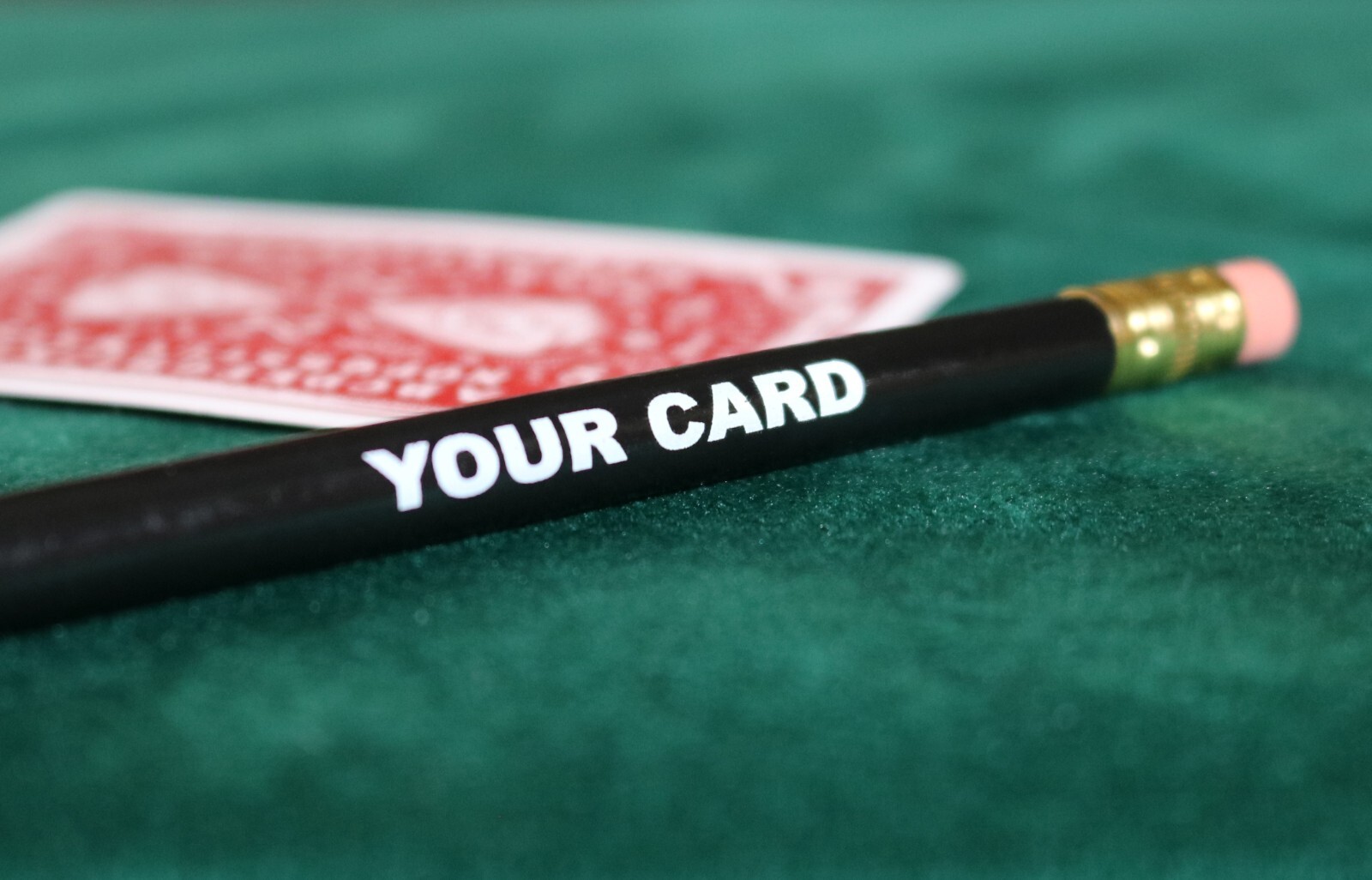 Card Reveal Pencil Trick, Watch Video Demo, with Tutorial, Card Appears, Easy
