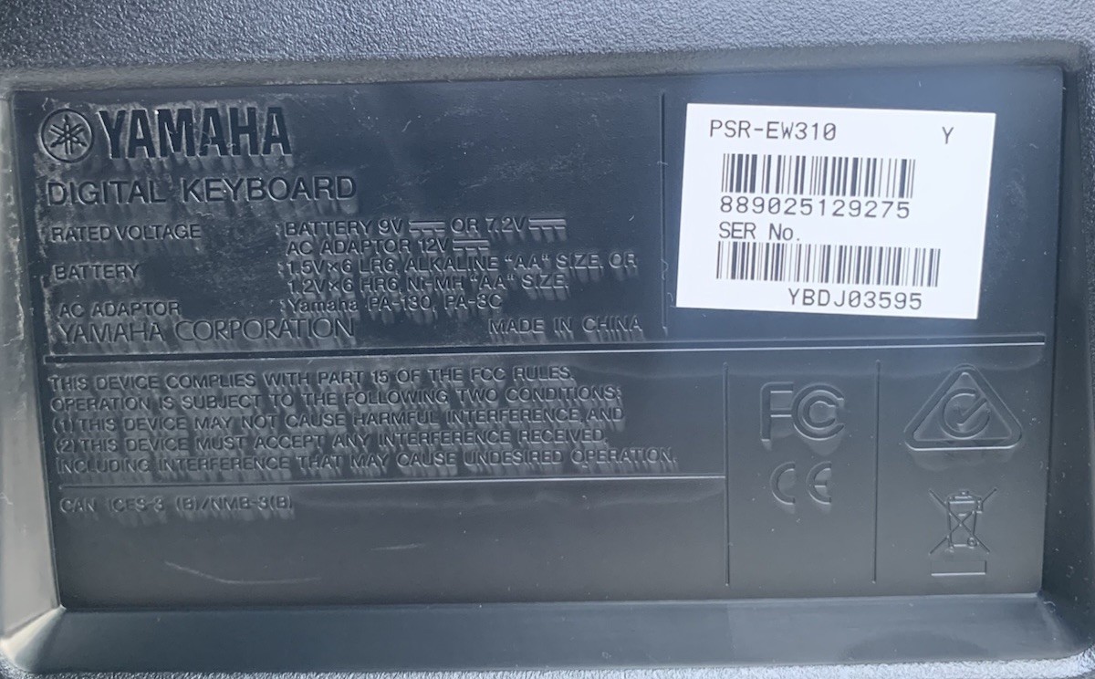 Yamaha PSR-EW310 76-Key Touch-Sensitive Portable Keyboard + Pro-Line PL2KD Stand