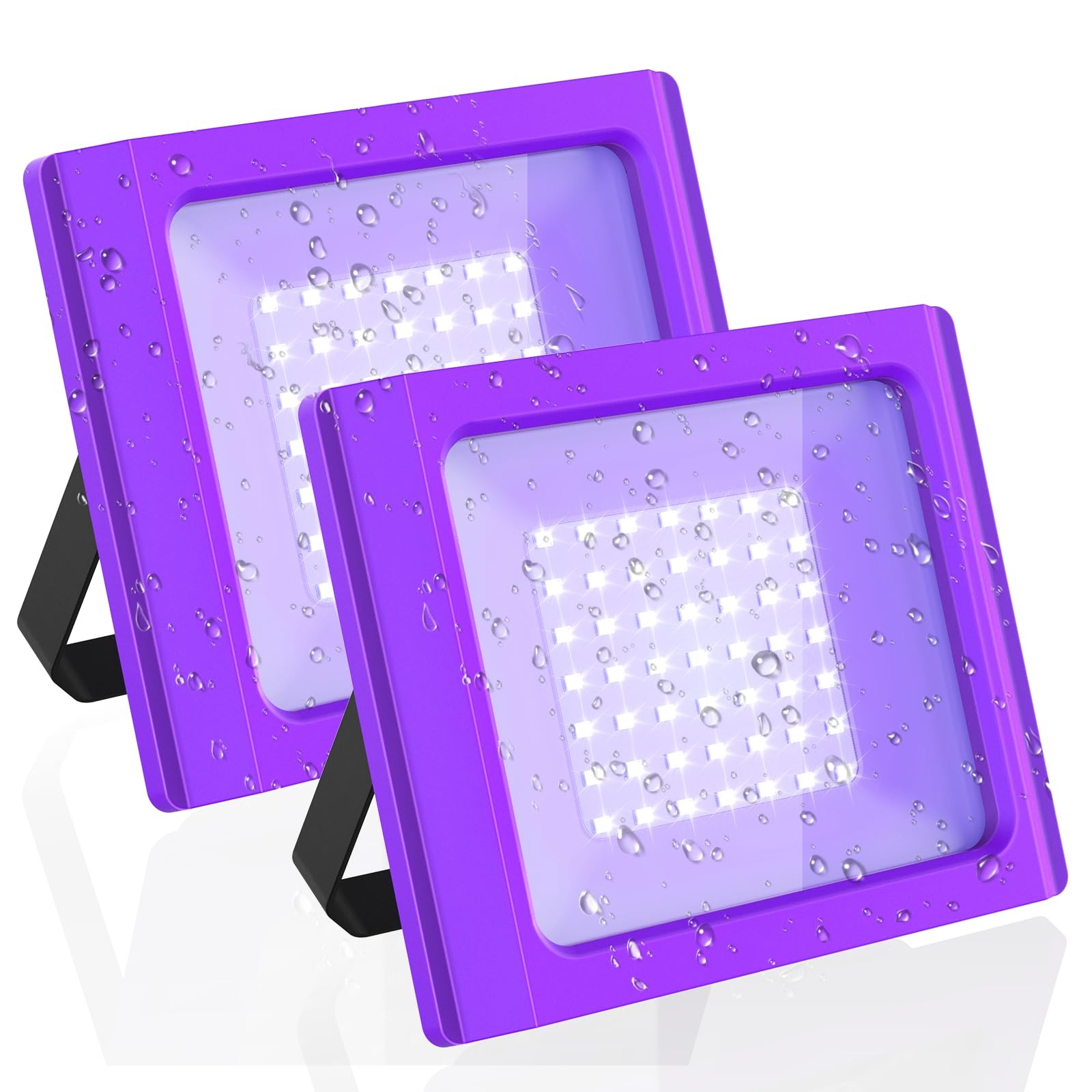 Rechargeable Black Light Battery Operated Blacklight Portable Cordless 395nm ...