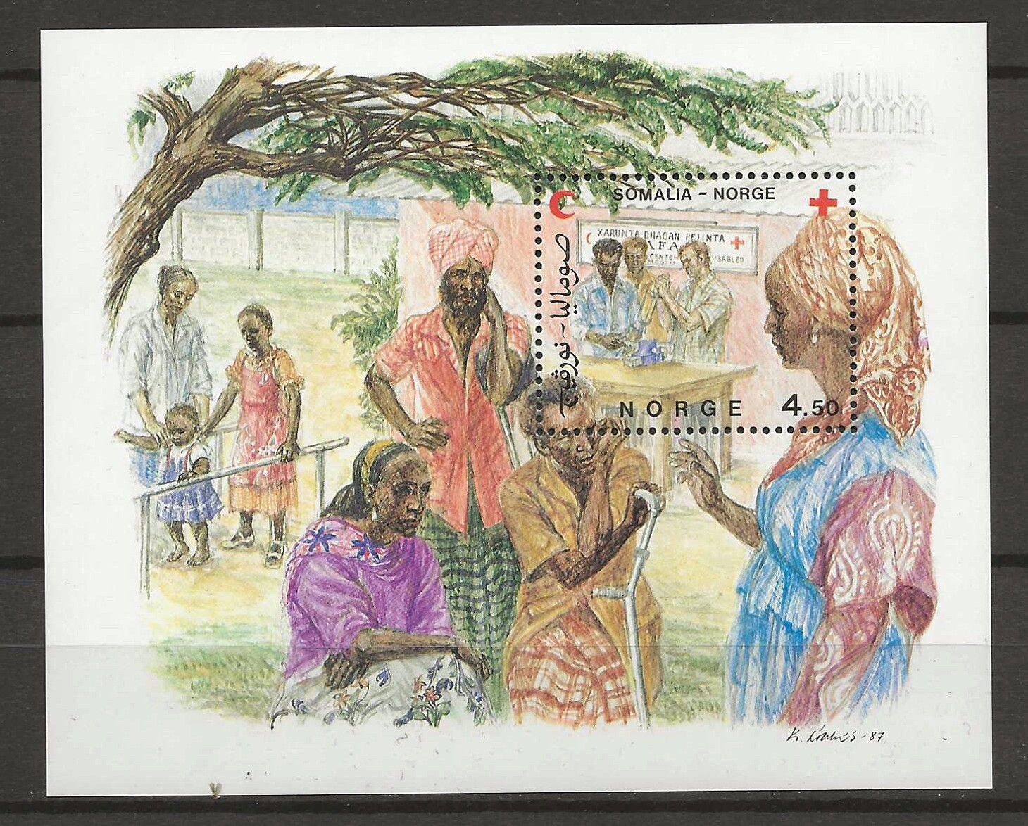 Norway 1987 NK 1016 Blokk 6 MNH MS