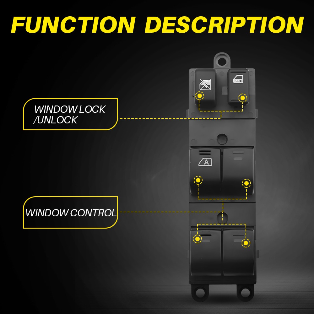 Electric Power Window Master Control Switch For Subaru Impreza Forester 2008-12