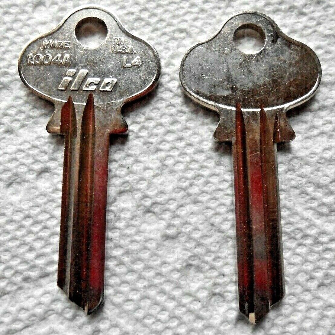 (1)    LOCWOOD  1004A  L4  Key Blank  Made by ILCO