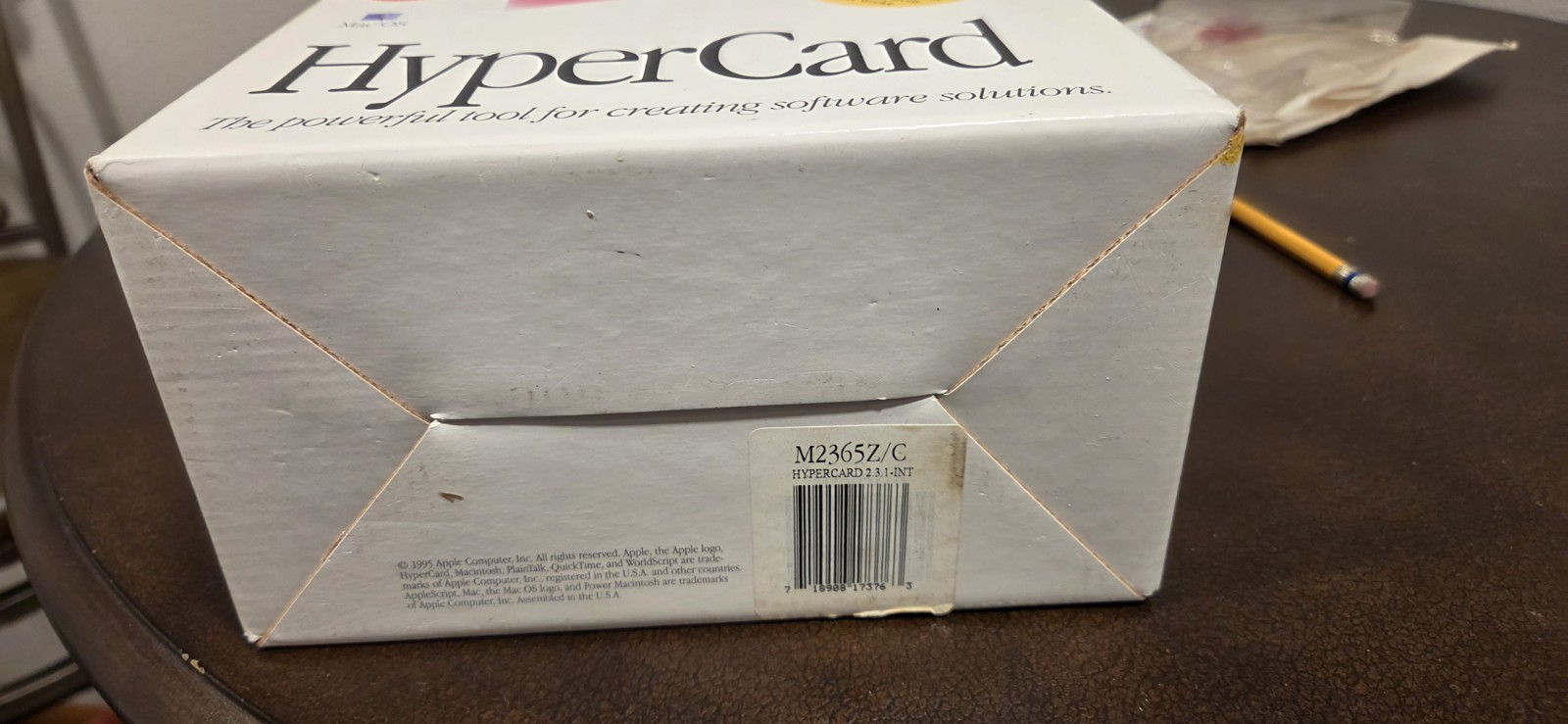 Vintage Apple HyperCard Software Version 2.3 MAC w/ AddMotion II M2365 Z/C