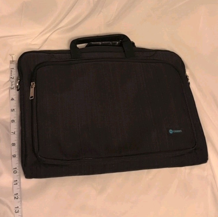 Caseen Ultrabook Messenger Bag Laptop Case Protective Lining *Missing Strap*