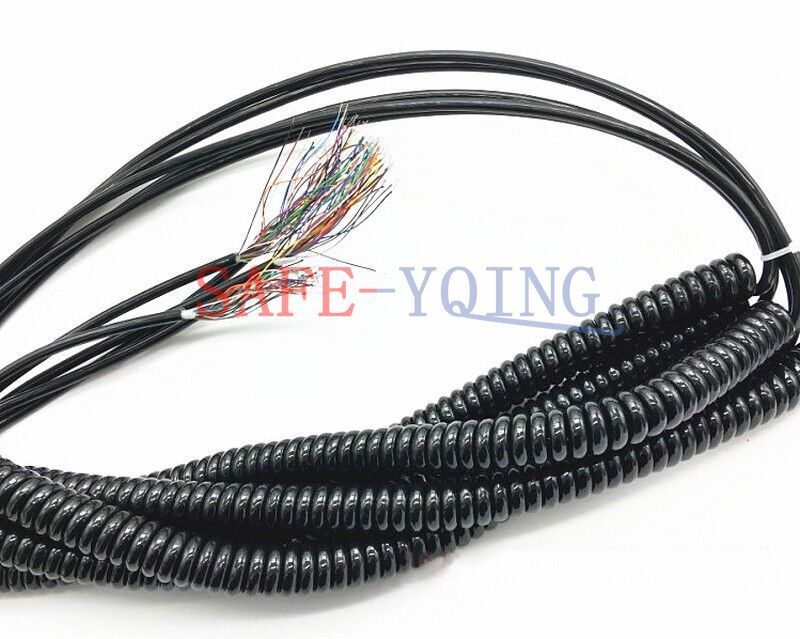 1PCS 19 Wire Manual Pulse Generator Spiral Coil Cable Handwheel MPG Cable