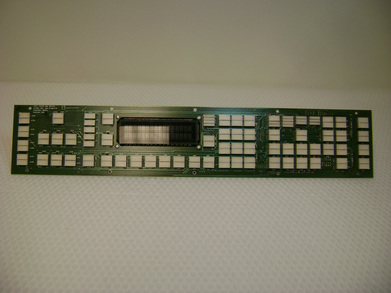2932  AMAT/Argus 03100-02-032N (P/N: 01-81918-00) Control Panel Display