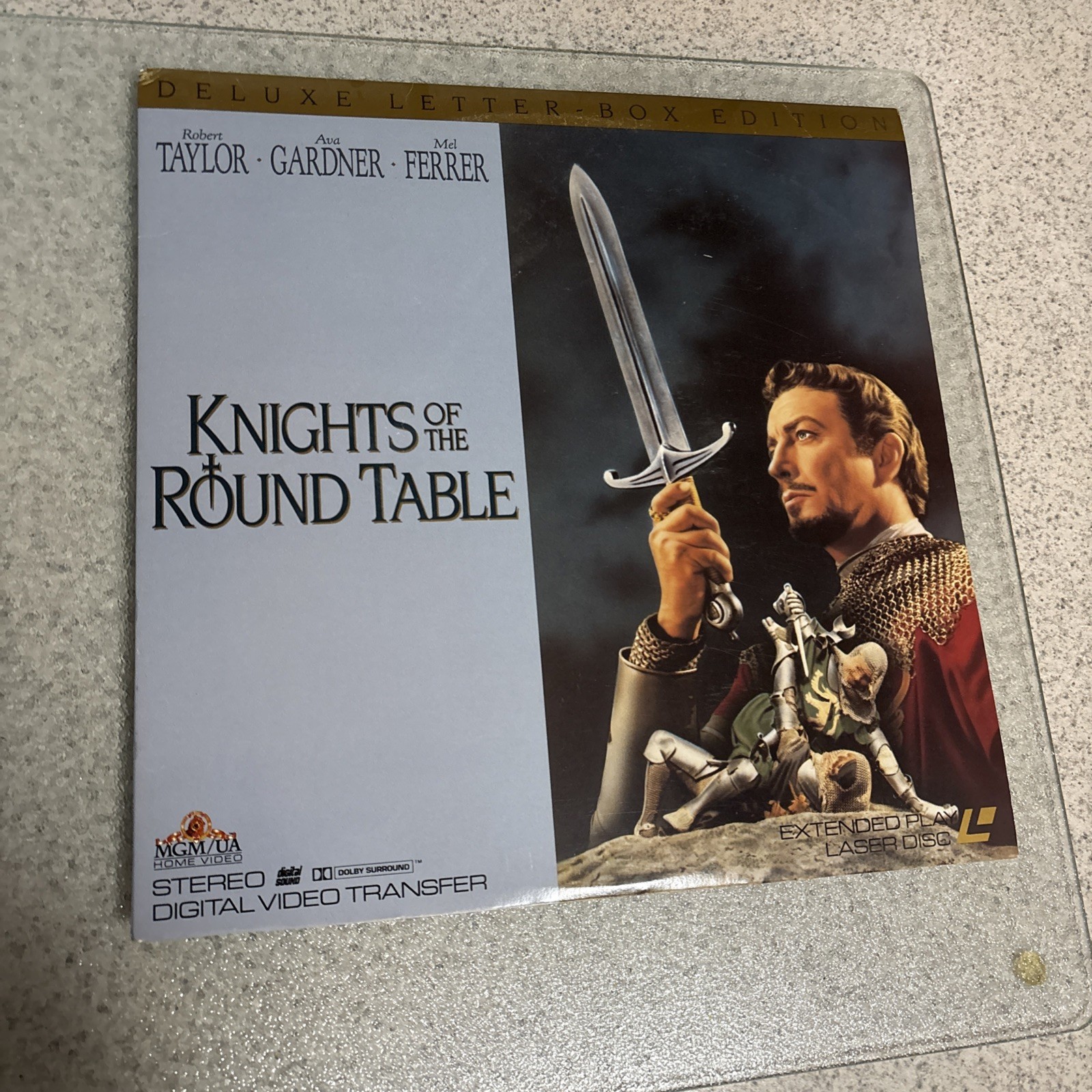 Knights of the Round Table LaserDisc 1953 Historical Drama MGM/UA