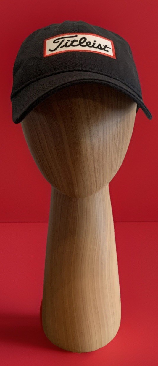 Titleist Hat Cap Golf Black Adjustable Lightweight Canvas Unisex