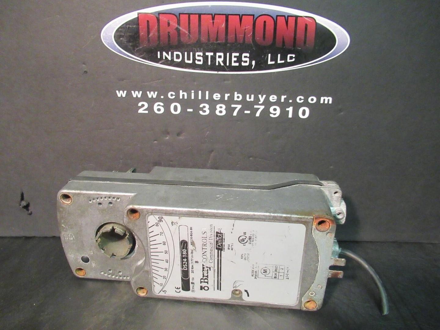 BRAY CONTROLS SPRING RETURN DAMPER ACTUATOR DS24-180 24 VOLT 24.6 VA *WARRANTY*