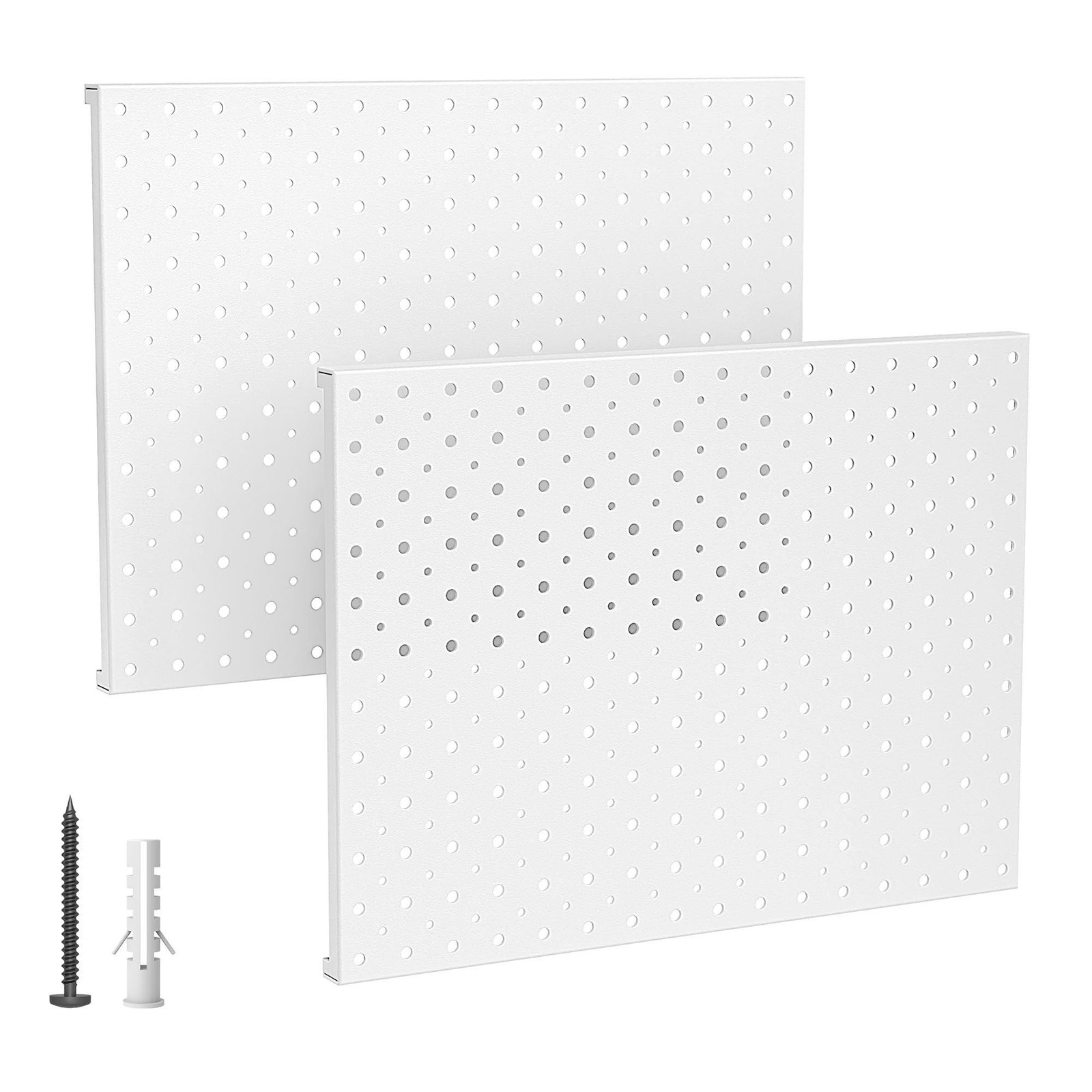EVERHANGER Metal Pegboard Panels, Heavy Duty Pegboard Wall Organizer, Garage ...