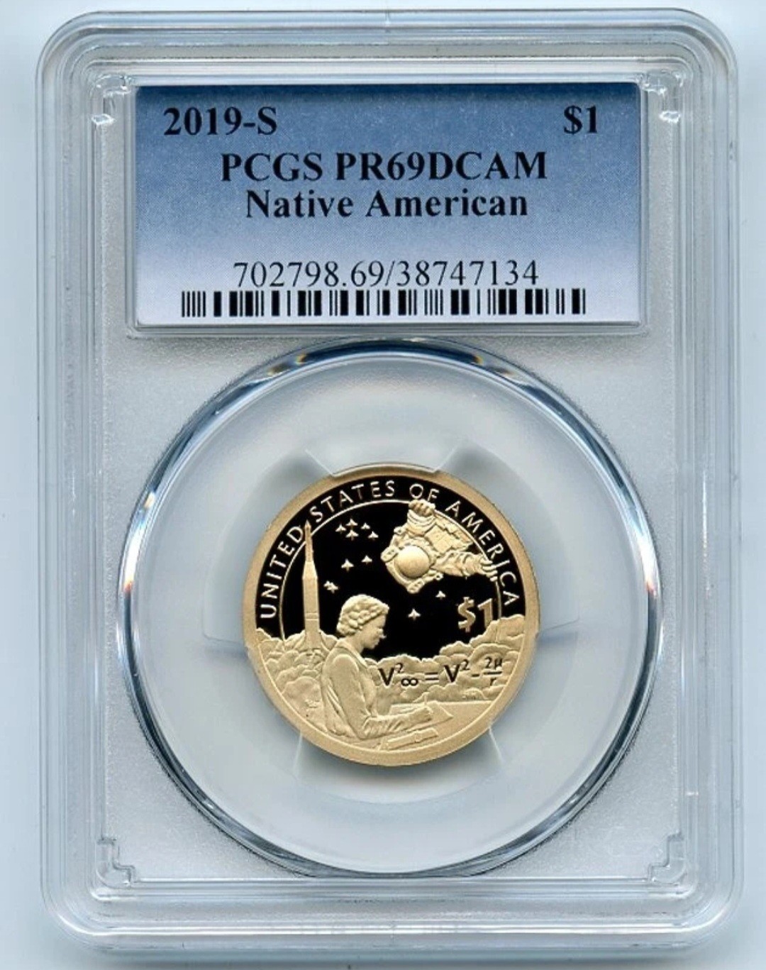2019 S $1 Sacagawea Dollar PCGS PR69DCAM