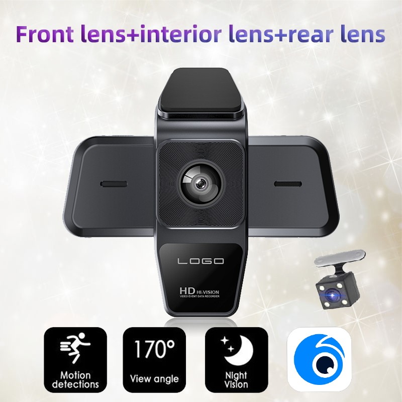 HD WiFi Dash Car DVR Camera W/ Rear View Night Vision Loop Recording G-Sensor