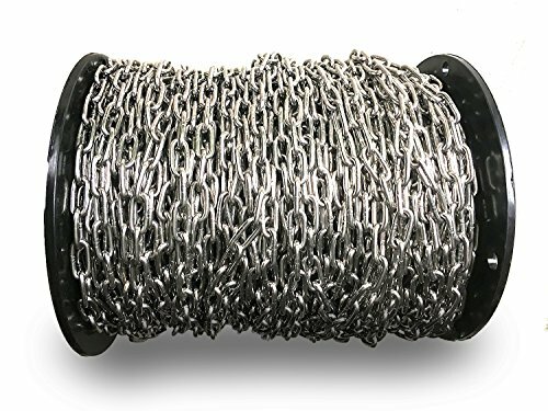 Stainless Steel 316 Chain 1/8" (3mm) Chain 100 Meter roll (328 feet)
