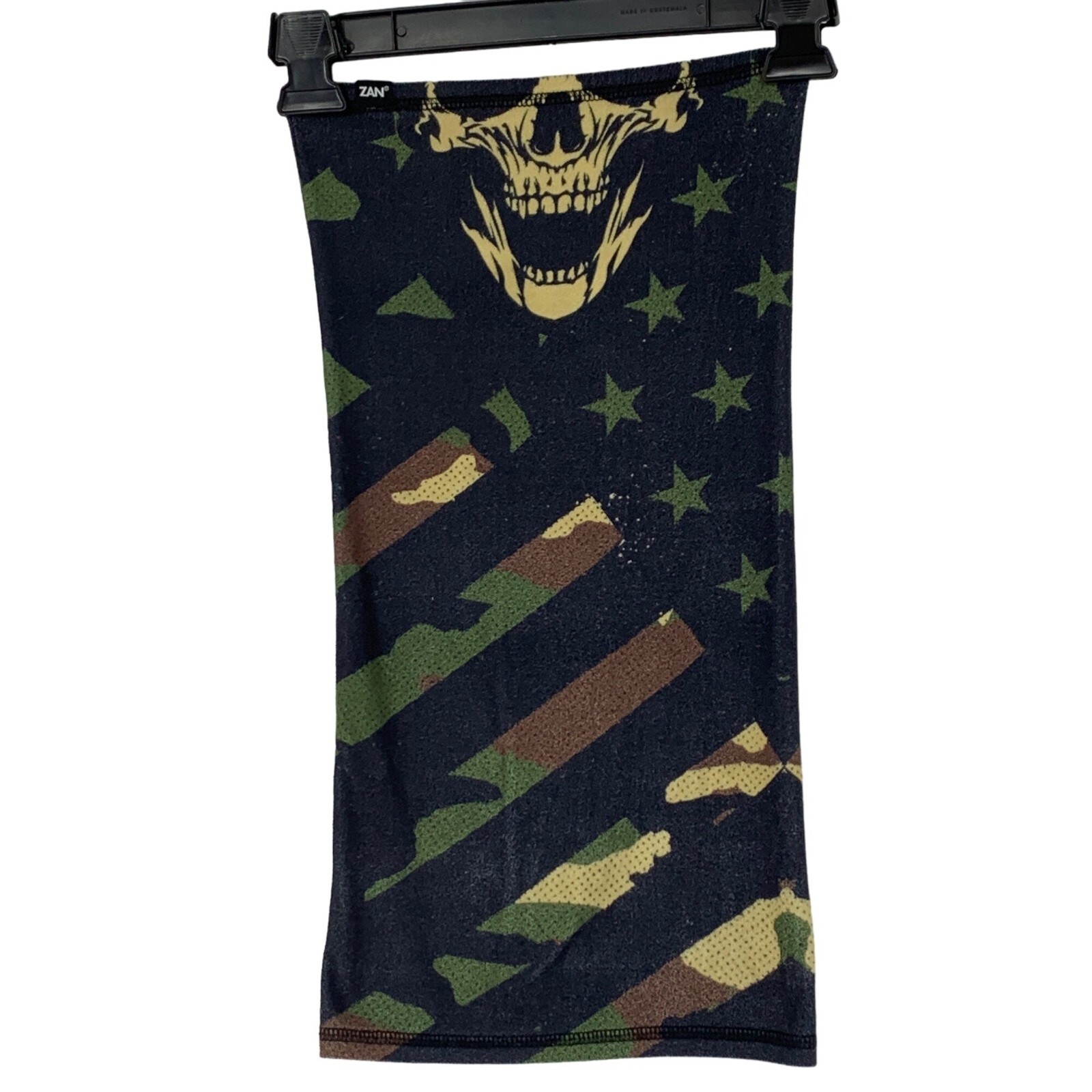 Zan Unisex Head Neck Mask Gear Fleece Stars Stripes Skull 3492 OS Tube 21"