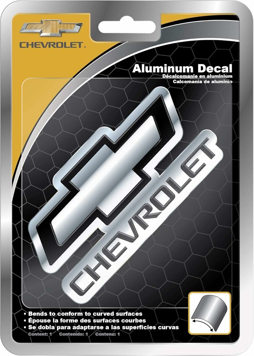 Chroma Graphics 041702 Chevrolet Chevy Bowtie Aluminum Decal
