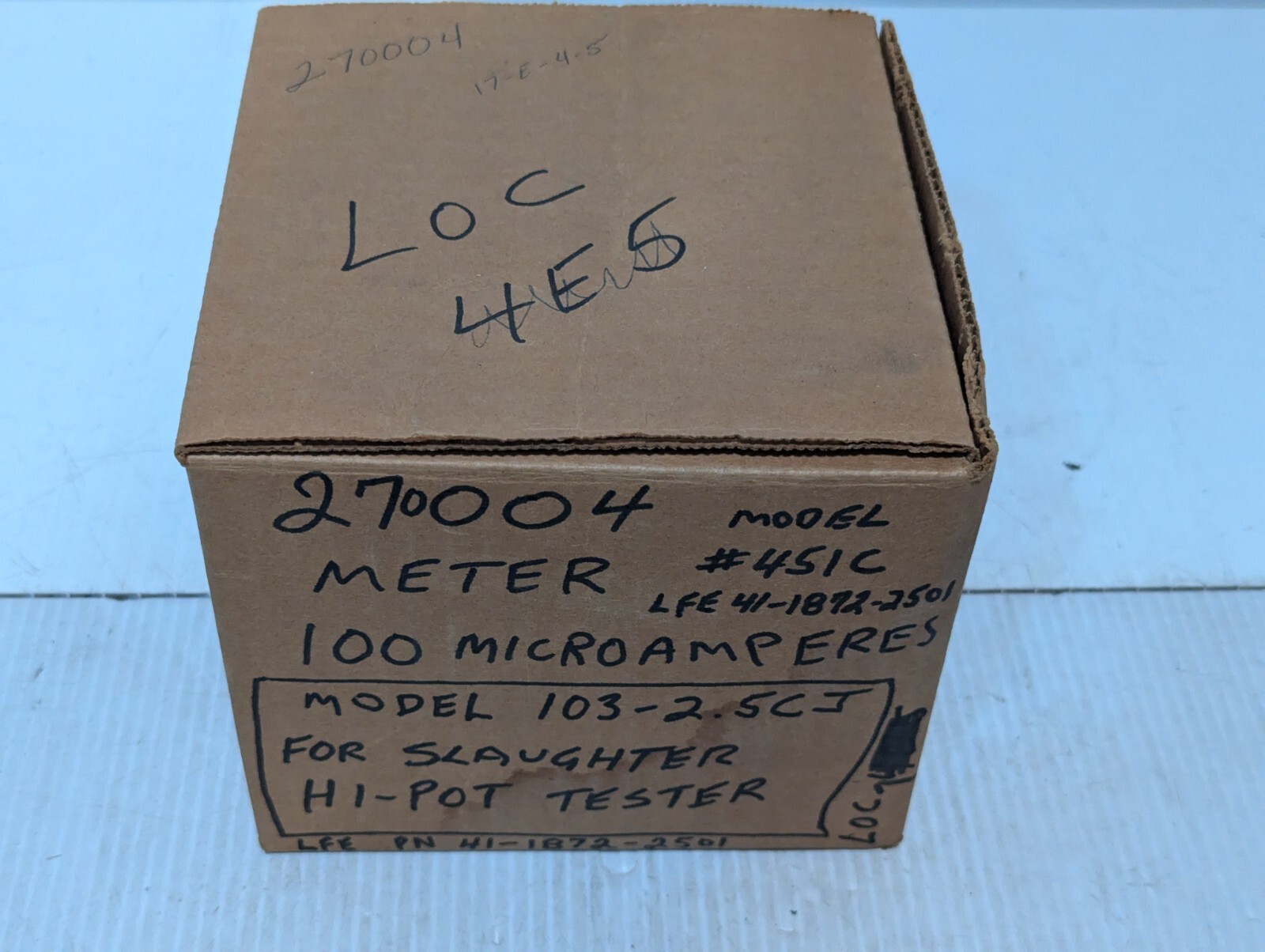 LFE 0451C 100 Microampere Meter+Returns
