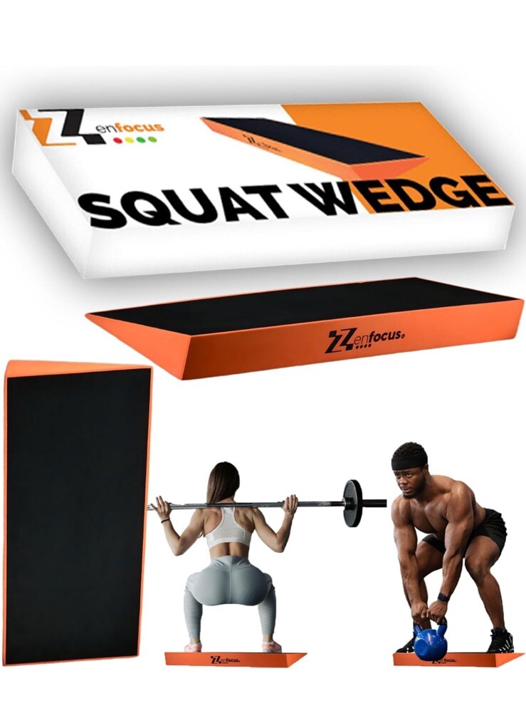 Ultimate Stability Large 27” Squat Wedge w/ Non-slip Surface for All Workouts