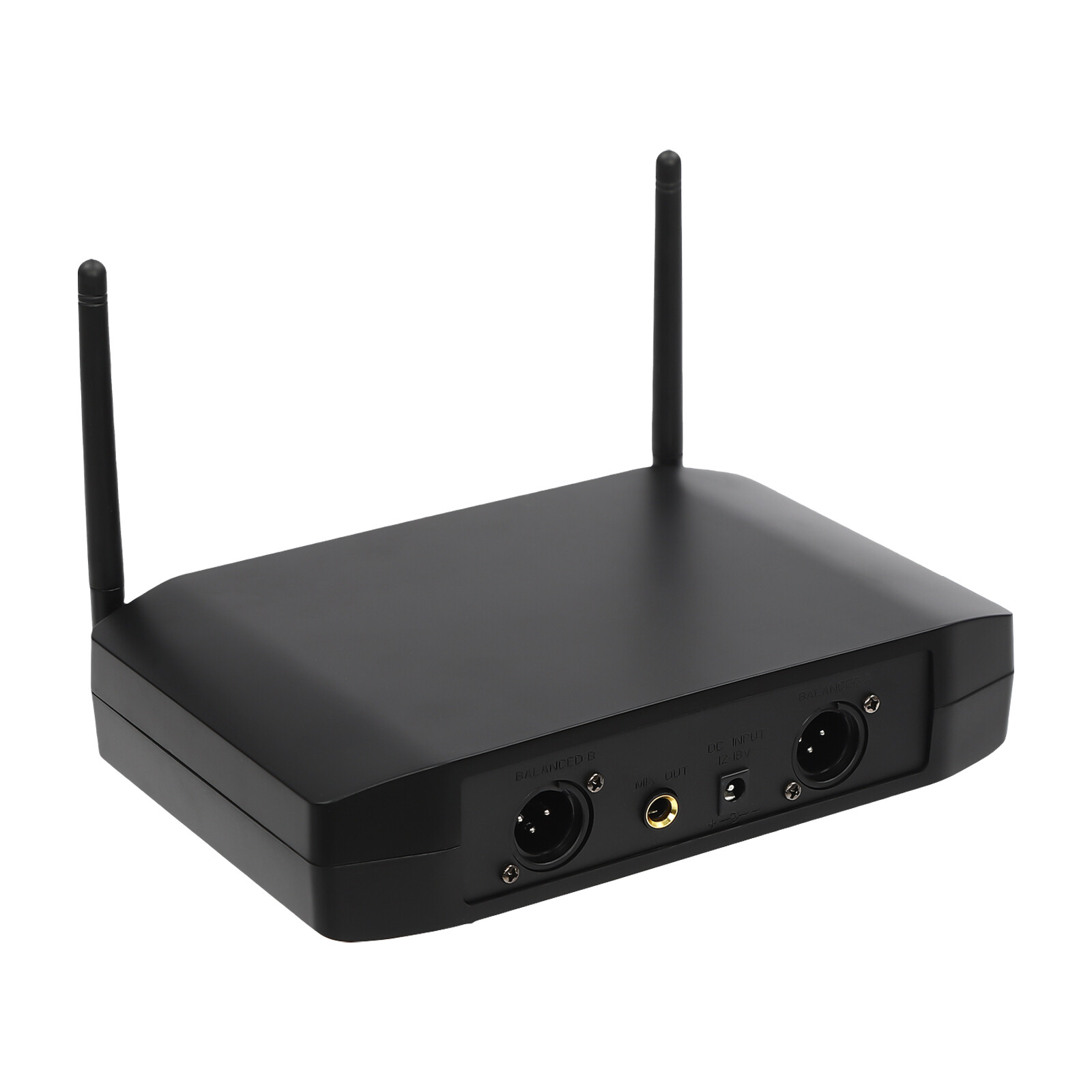 4 Channel UHF Wireless Microphone Pro Audio System Handheld Dynamic Mic Party