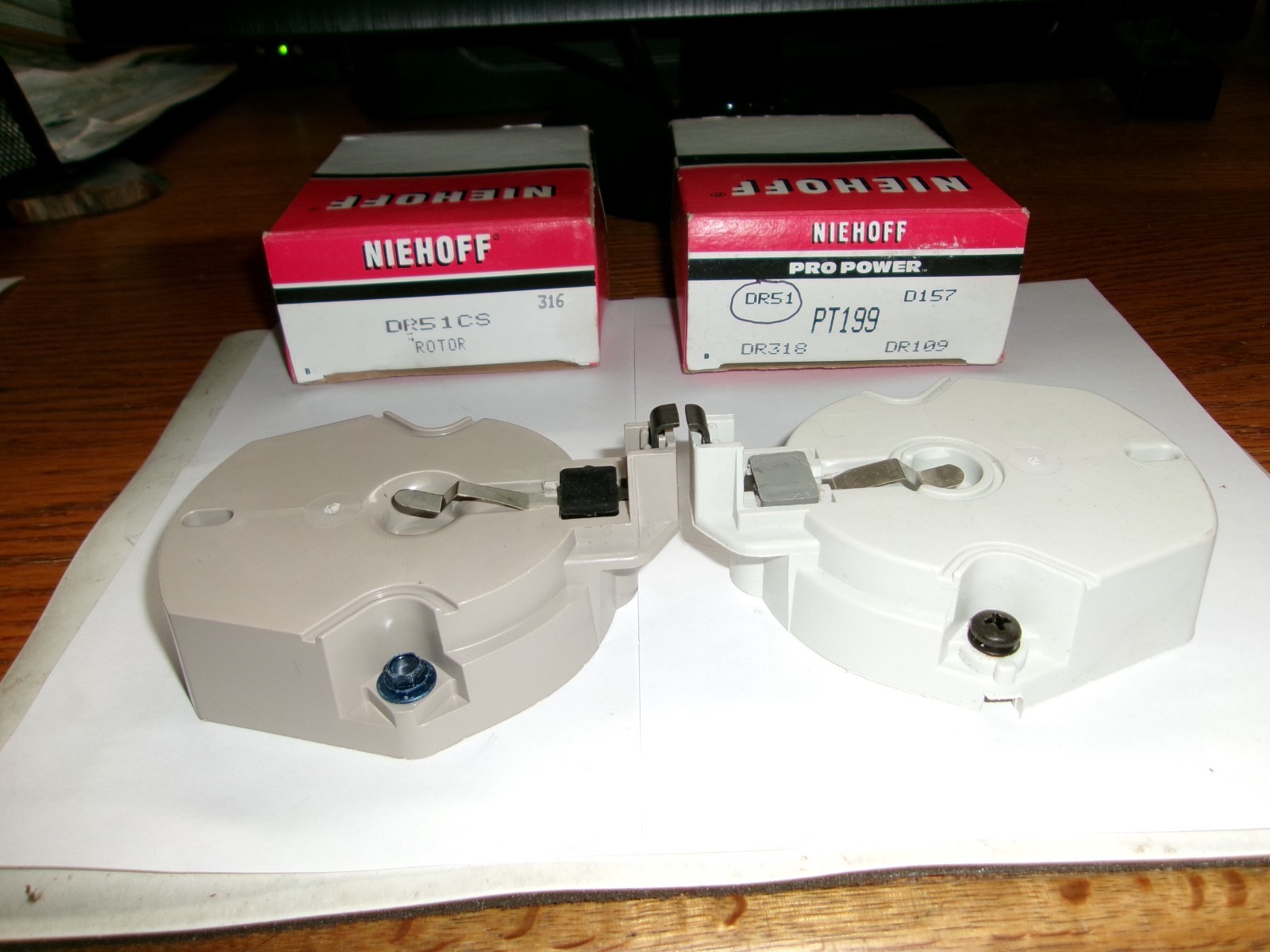 2 (TWO) GM HEI ROTORS BOTH NEIHOFF BRAND~DR51 AND DR51CS = $20=$10 EA= FREE SHIP