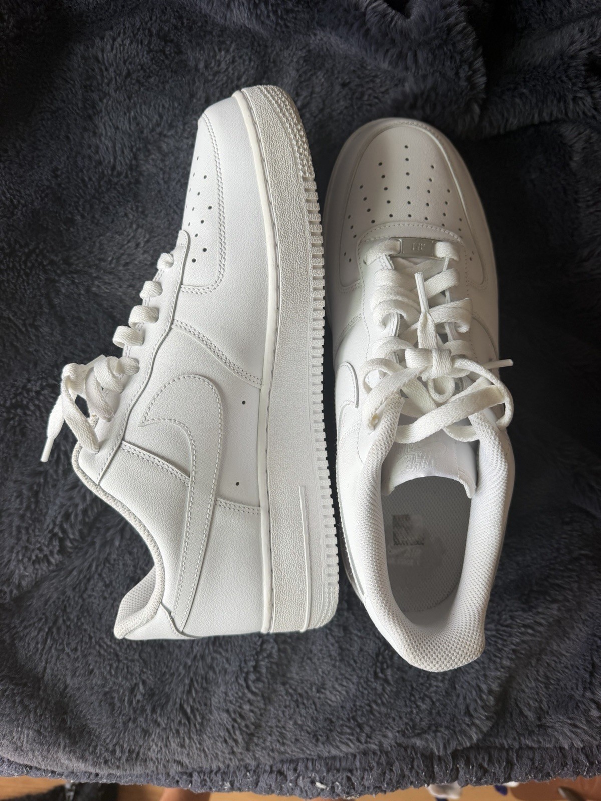 Nike Air Force 1 ‘07 Triple White Low Sneakers Men’s Size 10.5 New No Box