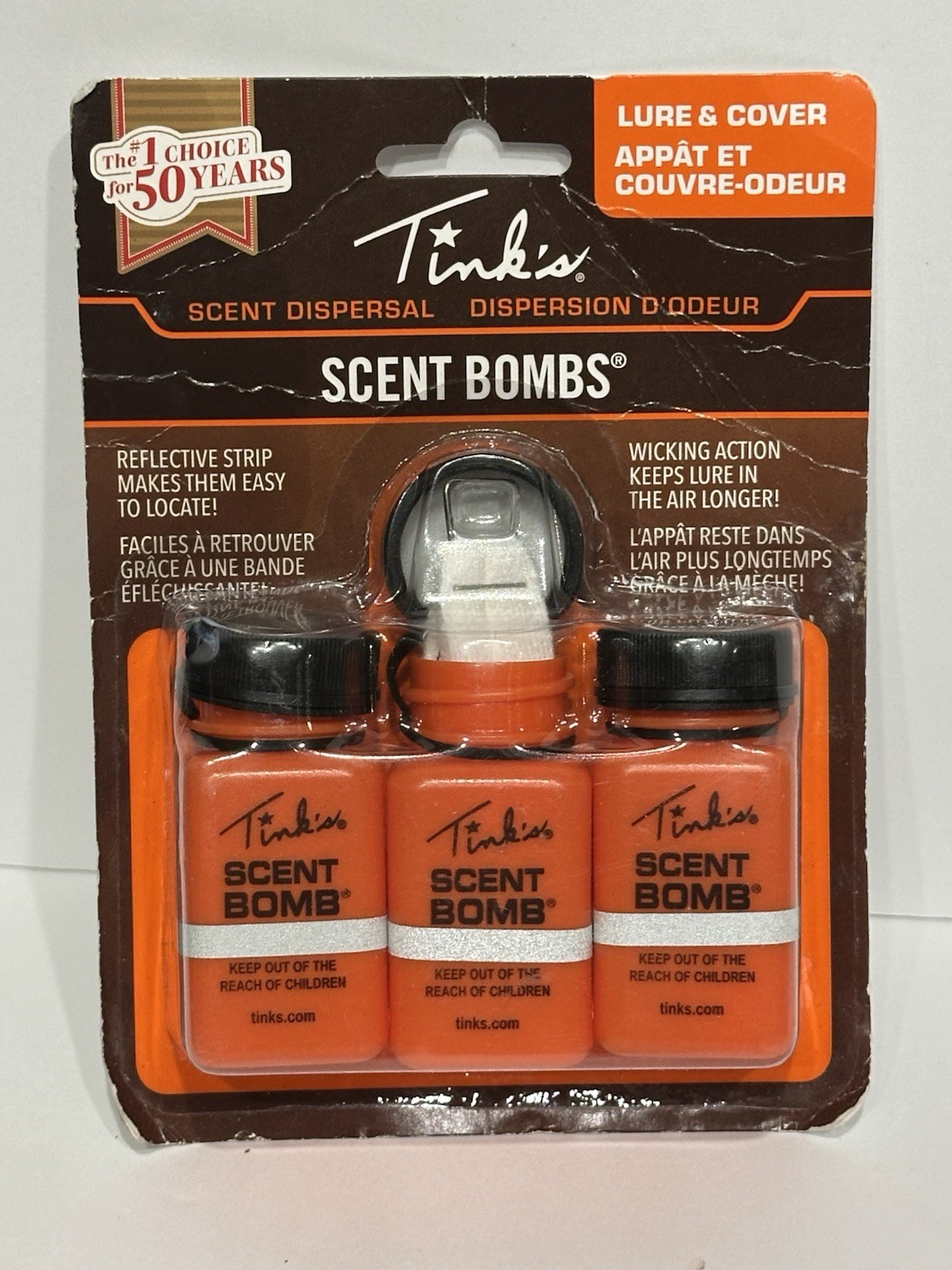 Tinks Scent Bombs Dispenser Use with Liquid Scent Lure 3 Pack, NEW *Ships Free*
