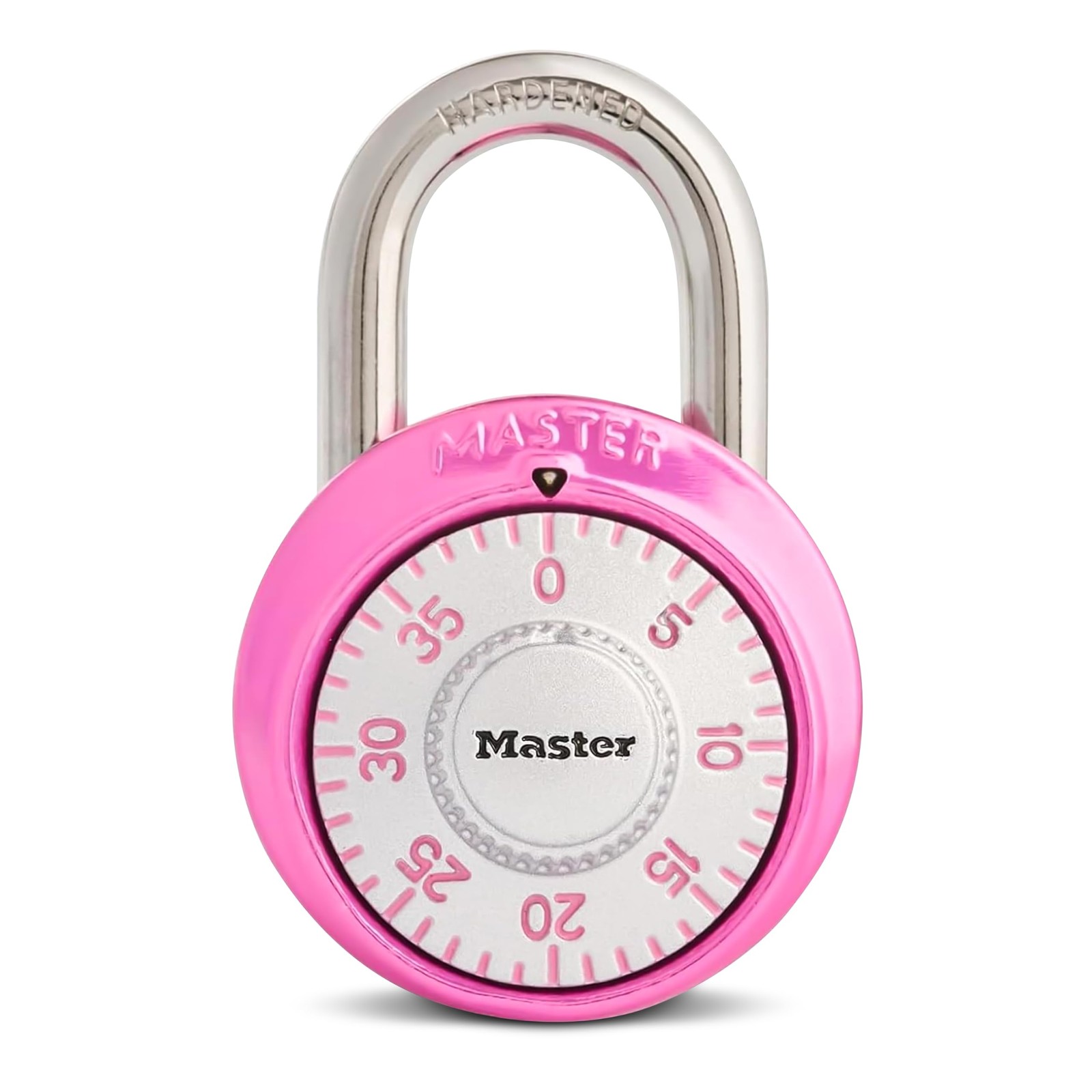 Master Lock 1530DPNK Locker Combination Padlock, 1 Pack, 1 Pink