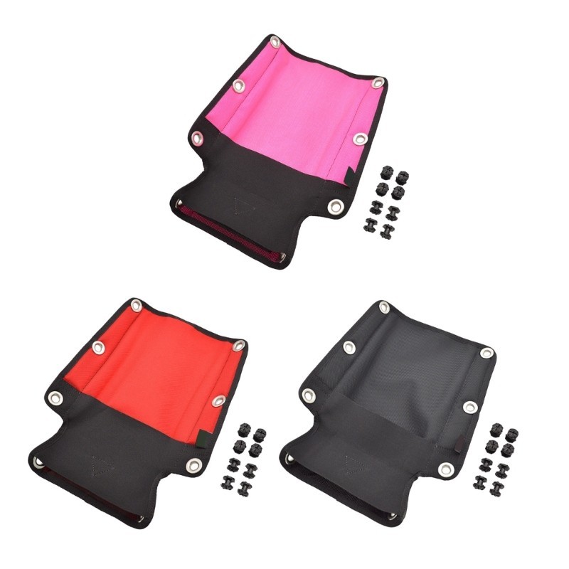 Comfortable Diving Backplate Bottom Elastics Storage Bag Diving Backrest Pad