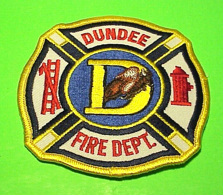 DUNDEE  NEW YORK  NY  4"  FIRE DEPT. PATCH  FREE SHIPPING!!!