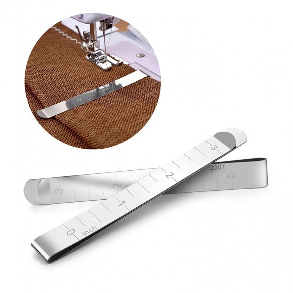 20 pcs Sewing Rulers Metal Sewing Crimping Clip 3 Inch For Handmade Clothing US