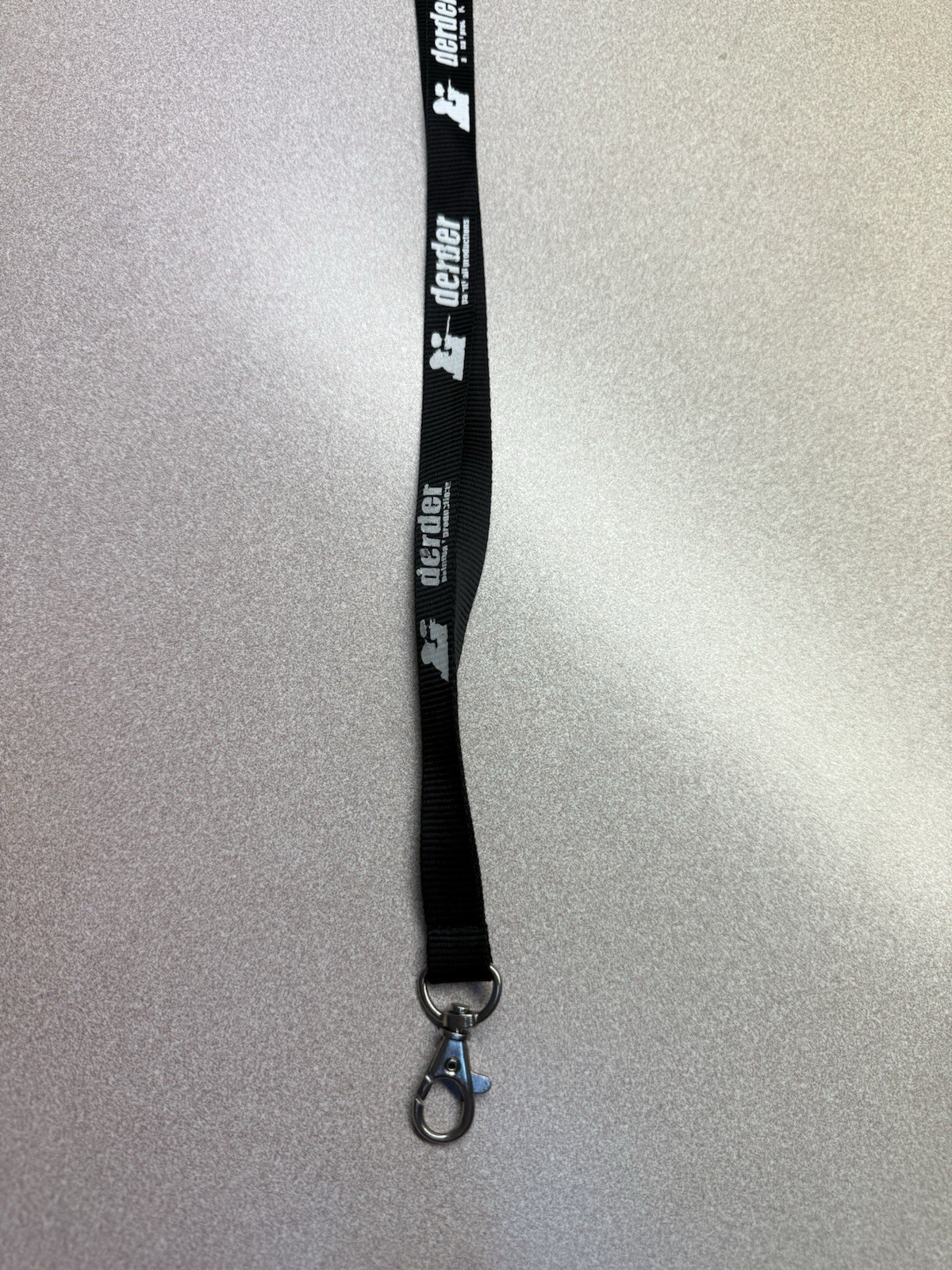 derder Paintball Lanyard Keychain - BLACK