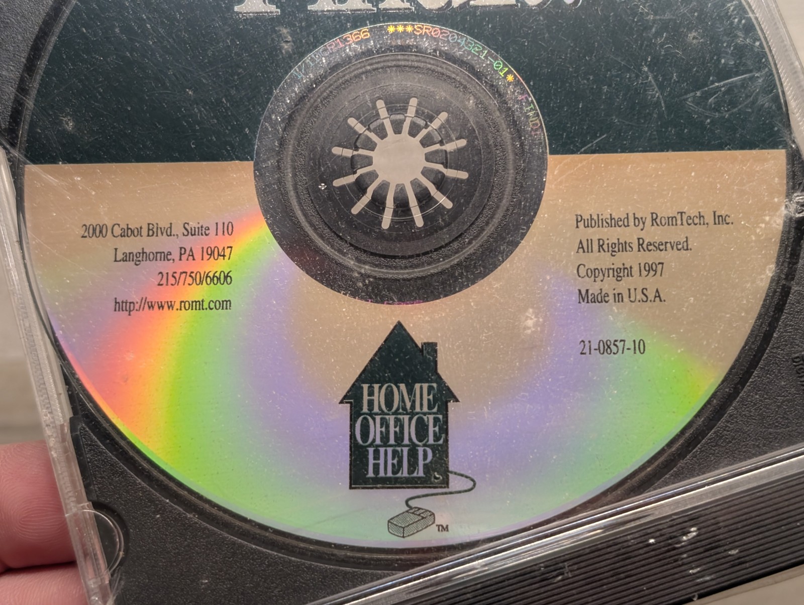 FindIt! Home Office Help PC CD-ROM Software Utility RomTech Inc. 1997 Windows