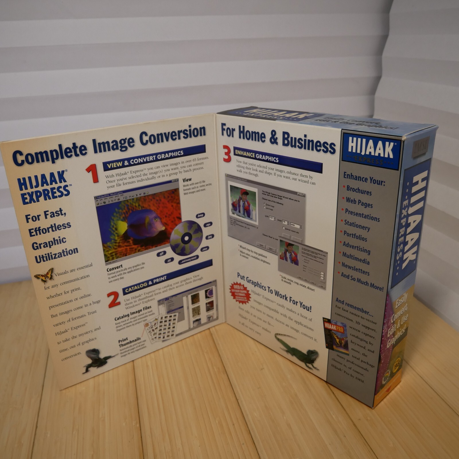 Quarterdeck Hijaak Express Graphics Conversion - Windows 95, 98, NT 4.0 CD-ROM