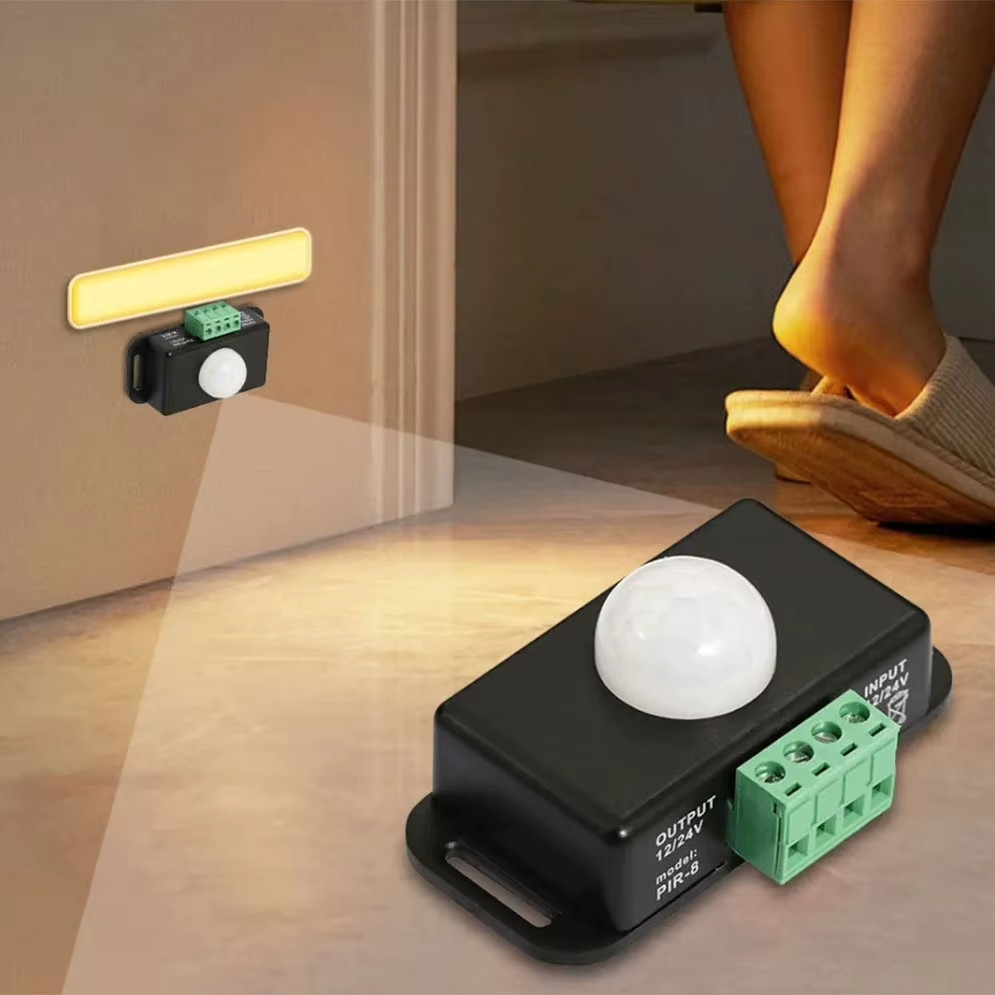 12V-24V Automatic Infrared PIR Motion Sensor Detector Switch for LED Strip Light