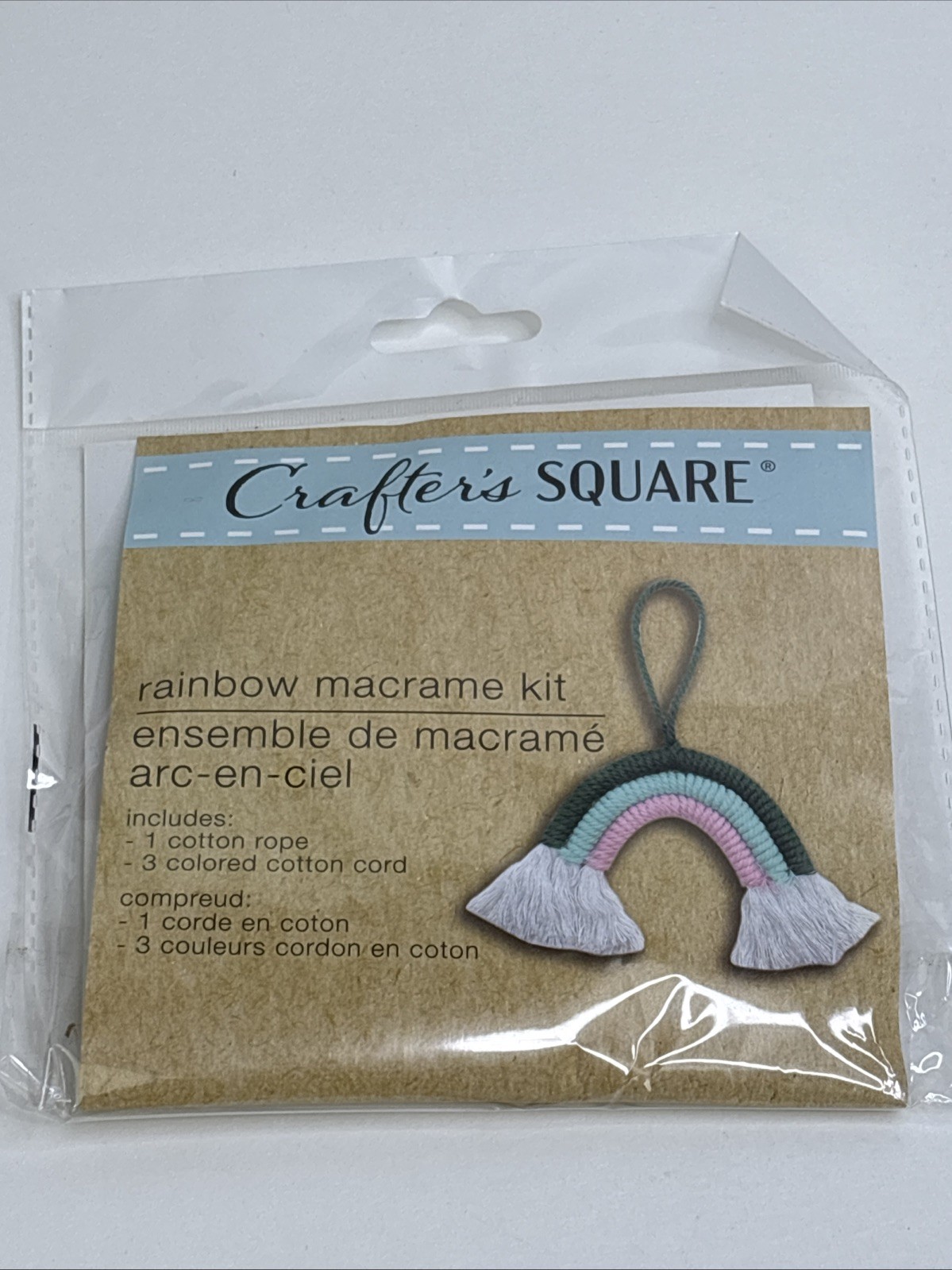 Crafter's Square Rainbow Macrame Kit