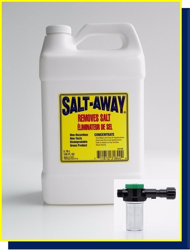 Salt Away SA128 Concentrate Refill, Gallon with SAM Mixing Unit 6 oz