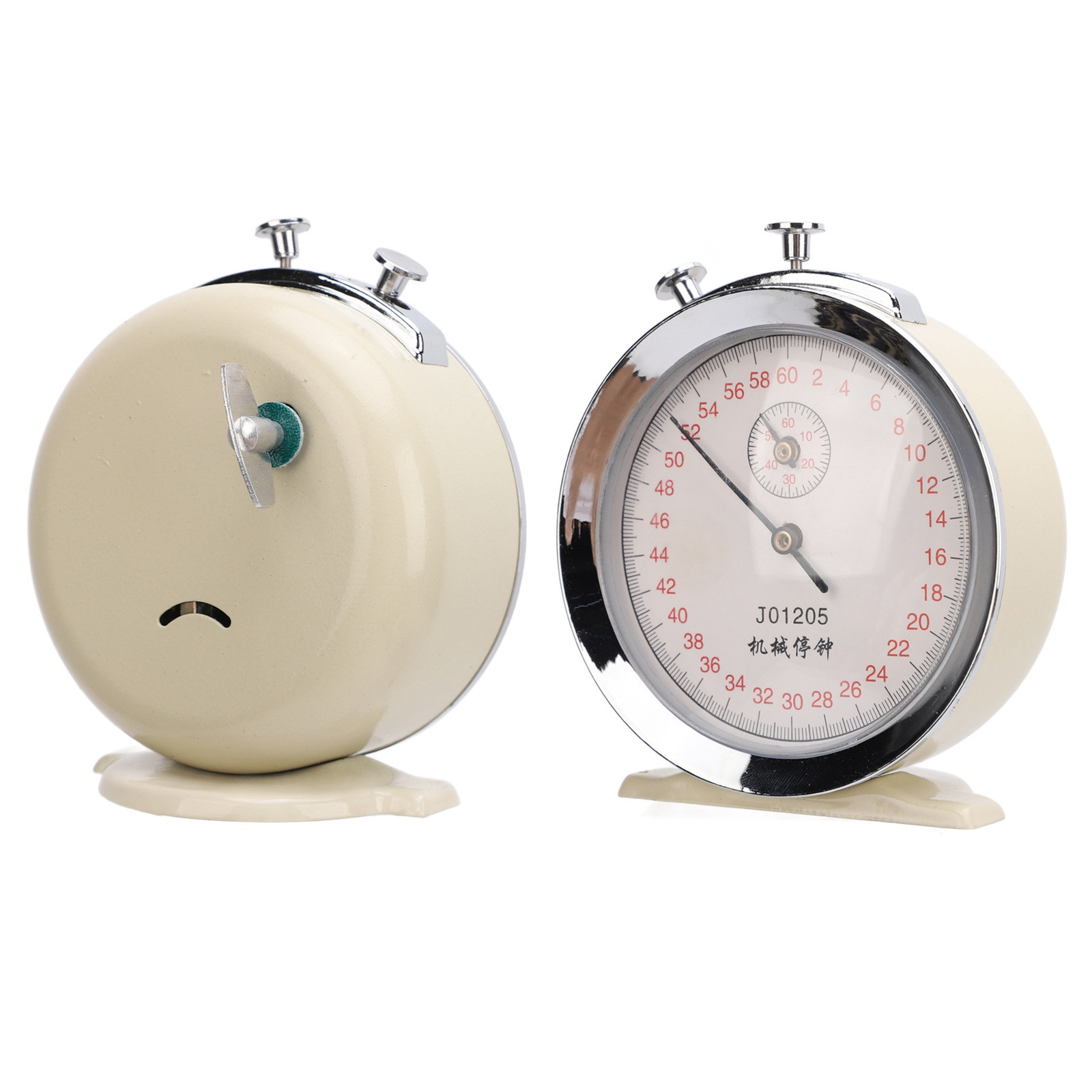 Mechanical Stopwatch Round Dial 0.2s 60 Second Sports Count Timer Tool Part