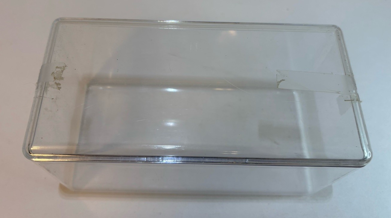 Clear Plastic Toy Beanie Babies Display Case 7.5x4x4
