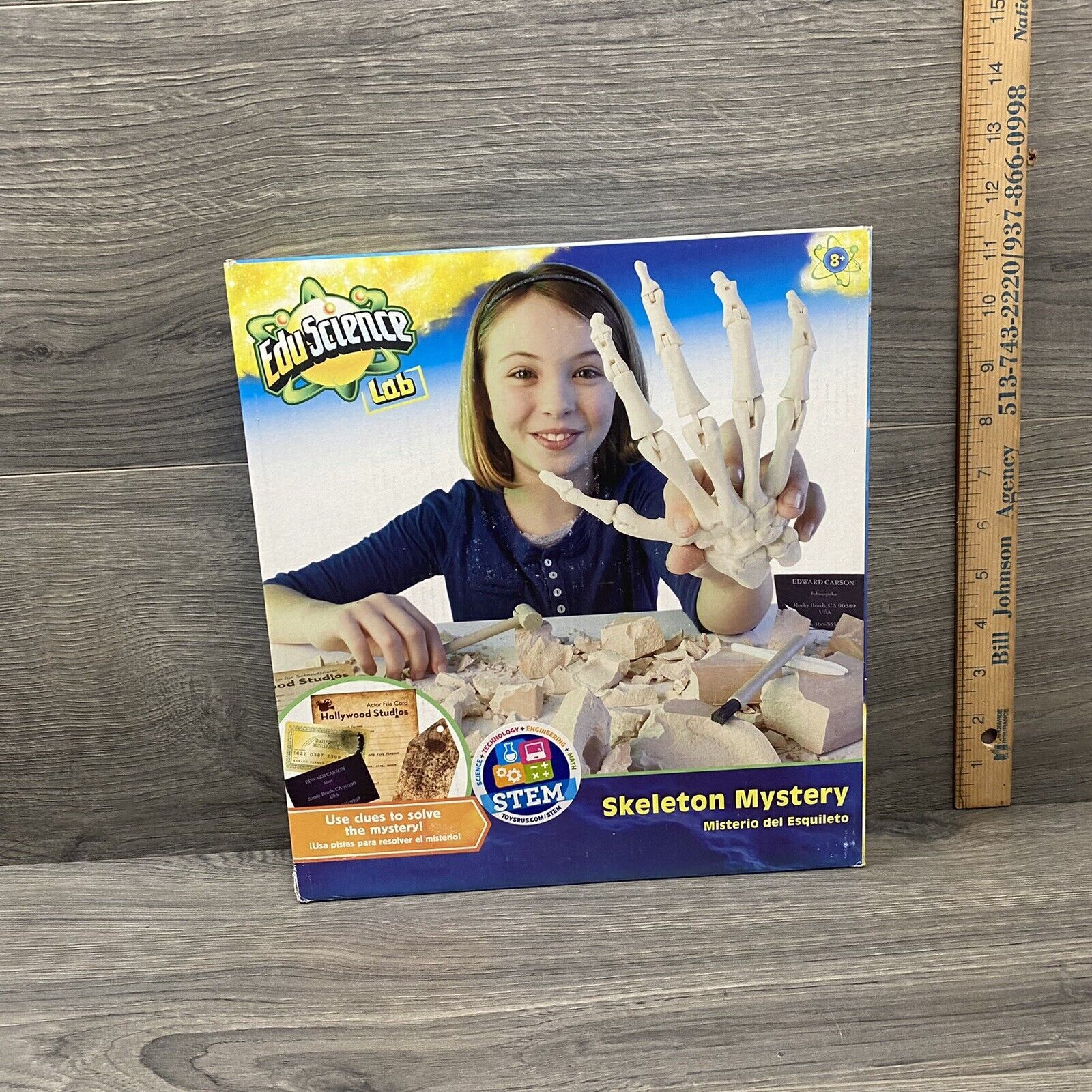 Skeleton Mystery STEM Forensic Science Hand Bone Dig Bar Edu Science Lab Biology