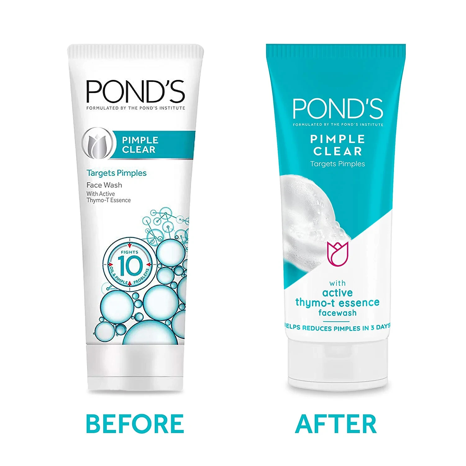 PONDS Face Wash Pimple Clear Foam Facial Wash 100 gram