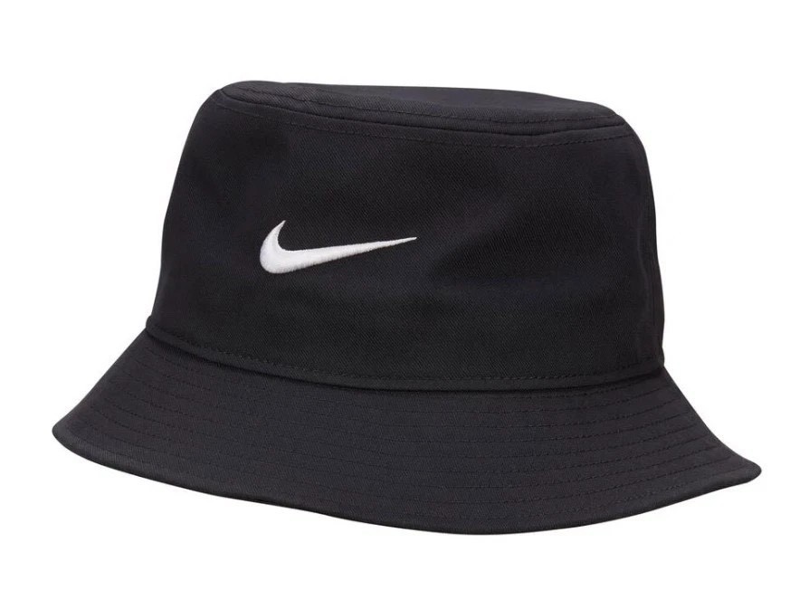 Nike Apex Swoosh Bucket Hat Golf Fishing Hat Size S UPF FB5382 010 New